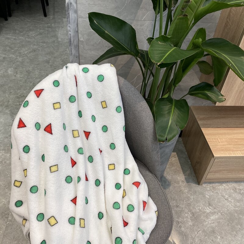 限時下殺 刷毛午睡毯 印花卡通奶牛杯子法蘭絨蓋毯 家居毯子 宿舍學生居家保暖蓋腿毯