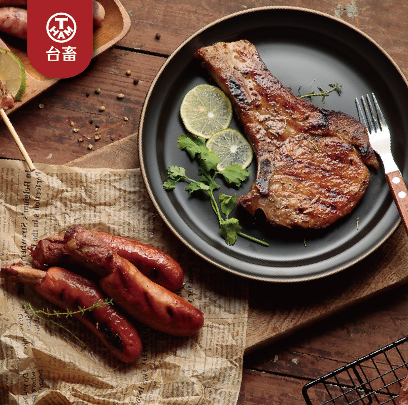 戰斧豬排4個+帶骨徳式香腸10支 閃閃情人禮 整點特賣 02/06 20:00 開賣