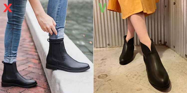秋靴 靴子 V口短靴 短靴 D+AF