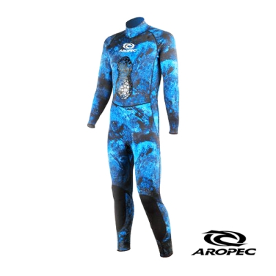 AROPEC Assassin 打獵男款潛水連身防寒衣 迷彩藍