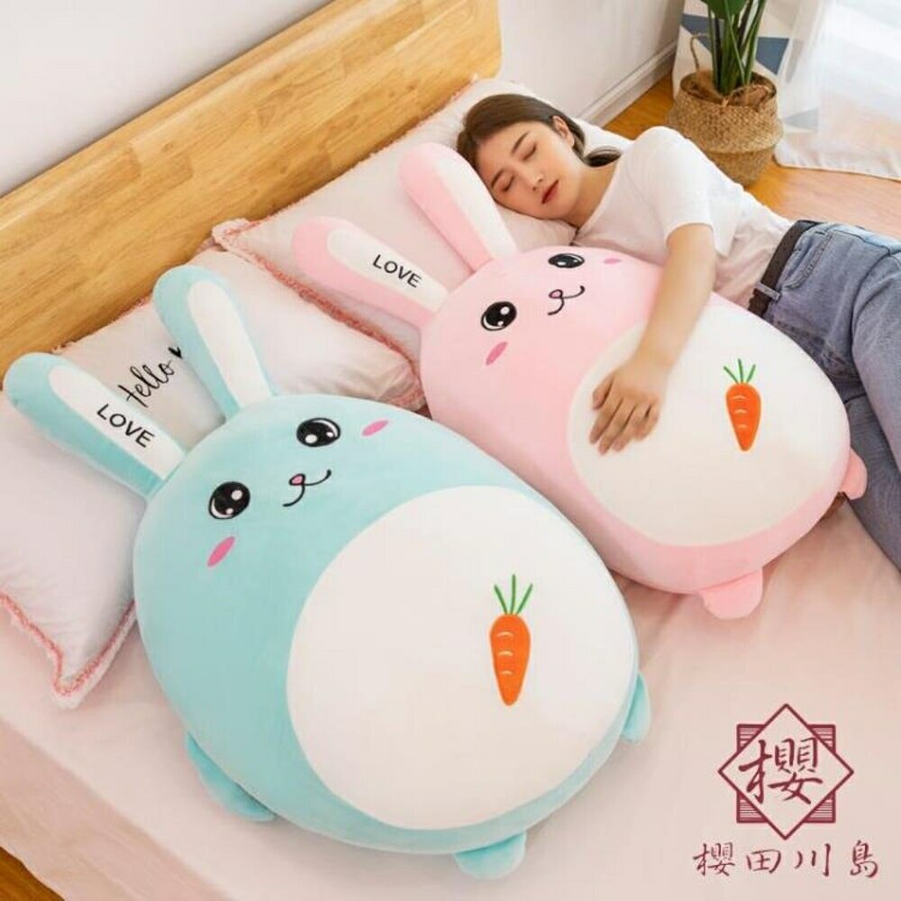 可愛抱枕客廳沙發毛絨玩具睡覺公仔【櫻田川島】