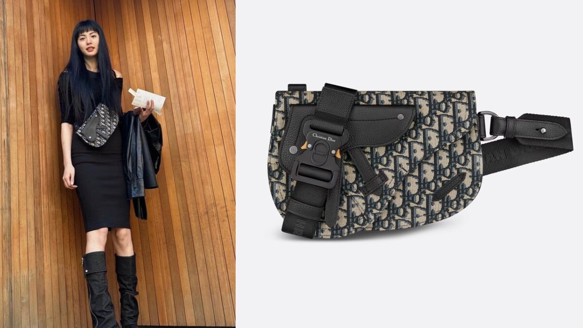 NANA林珍娜精品包收藏3:Dior Essentials SADDLE斜背袋 NT$78,000
