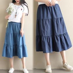 ◎無論華麗復古 可愛俏皮 小資熟女都適合|◎快來選購妳的美麗服裝 令男孩怦然心動穿衣學|◎品牌:K.W.品牌定位:流行品牌品牌國家:韓國種類:裙子款式:長裙適穿性別:女生顏色:藍色系適穿季節:春夏流行