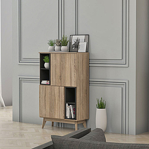 超大收納空間，美觀又實用，高腳設計適度隔離地面濕氣增加耐用度，自然木質紋理，簡約造型，居家風...