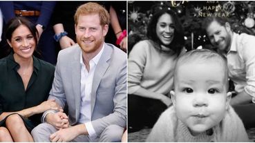 哈利王子梅根2020聖誕卡片曝光！兒子阿奇頭髮長齊、神似路易小王子？