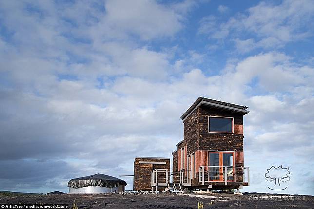 Berada di Tengah Gunung Berapi, Rumah Paling Berbahaya Ini Disewakan dengan Harga Rp 1,6 Juta