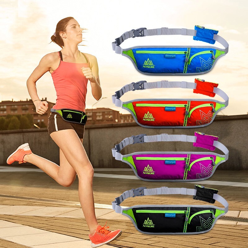 【AONIJIE 奧尼捷 專業型~多功能跑步腰包】 顏色：黑色、藍色、玫紅、橙色 面料：防水尼龍 適用手機螢幕尺寸6吋以下 適合腰圍：65-130cm (約25-43吋) 【特點說明】 1.多功能儲物