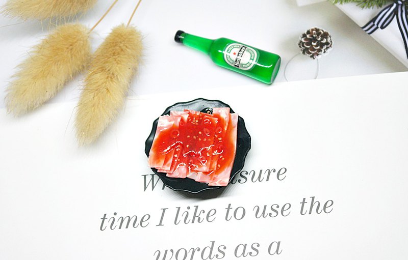 #仿真食物黏土 #磁鐵 #台灣✈Bywe設計師-設計x製作