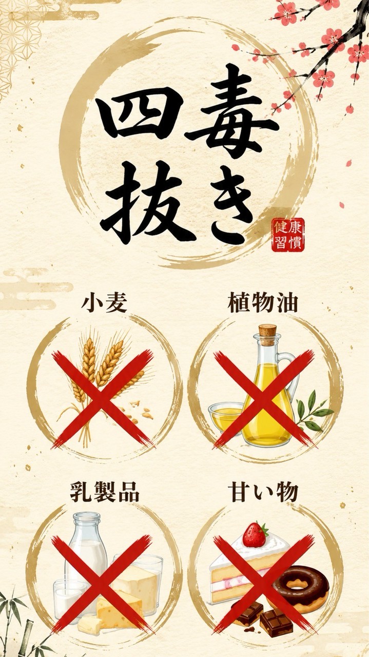 🌾四毒抜き実践！