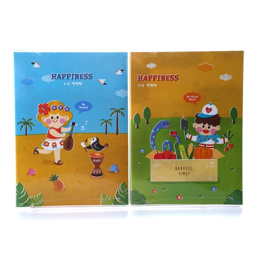 [JUNSU] 小學生筆記本 1-2年級(10本) [韓國直送]