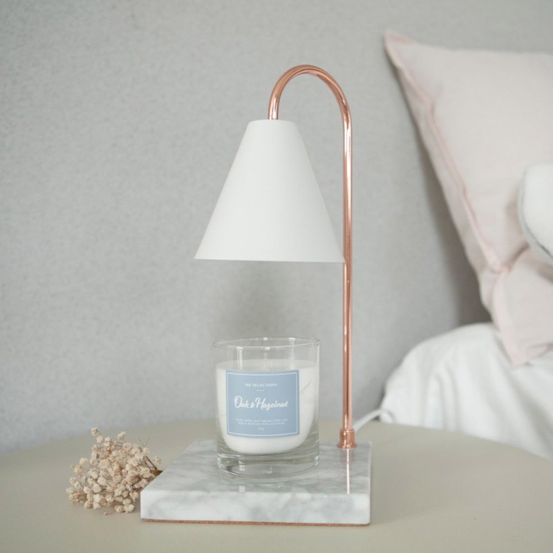 頌恩大理石香氛蠟燭暖台 聖誕節交換禮物推薦