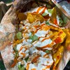 Nachos chips & roll