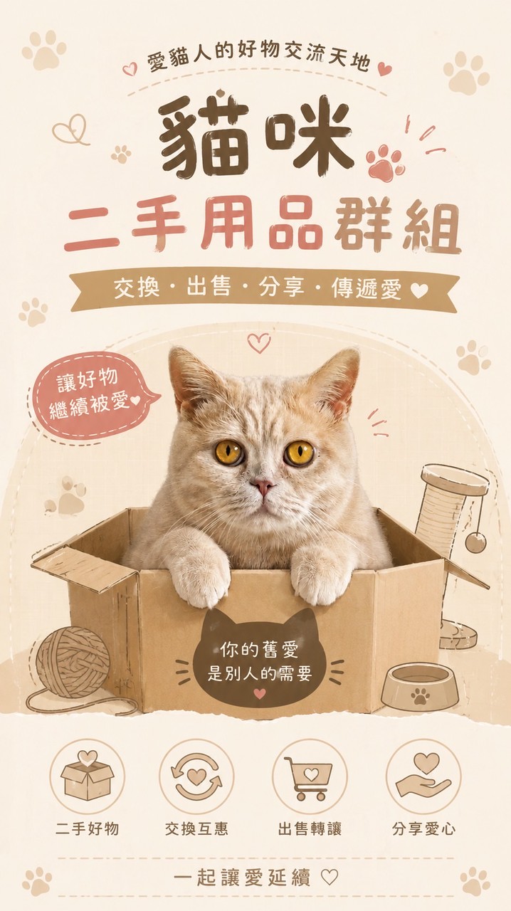 貓咪食衣用品二手群