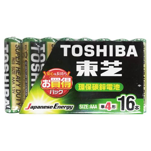 TOSHIBA東芝環保4號電池16入/組【愛買】