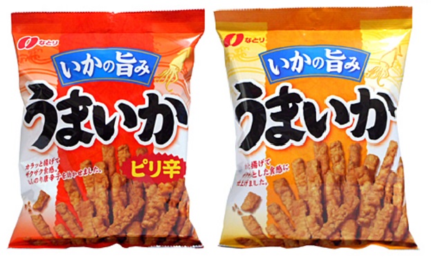 內容量：140g 辣味 2019.10.27 原味 2019.11.02 日本原裝進口 滿滿海鮮花枝風味 搭配香酥脆脆好口感 濃郁的花枝風味 口感酥脆，辛辣夠勁 小酌時的絕配搭檔!! 本店一律現貨供應