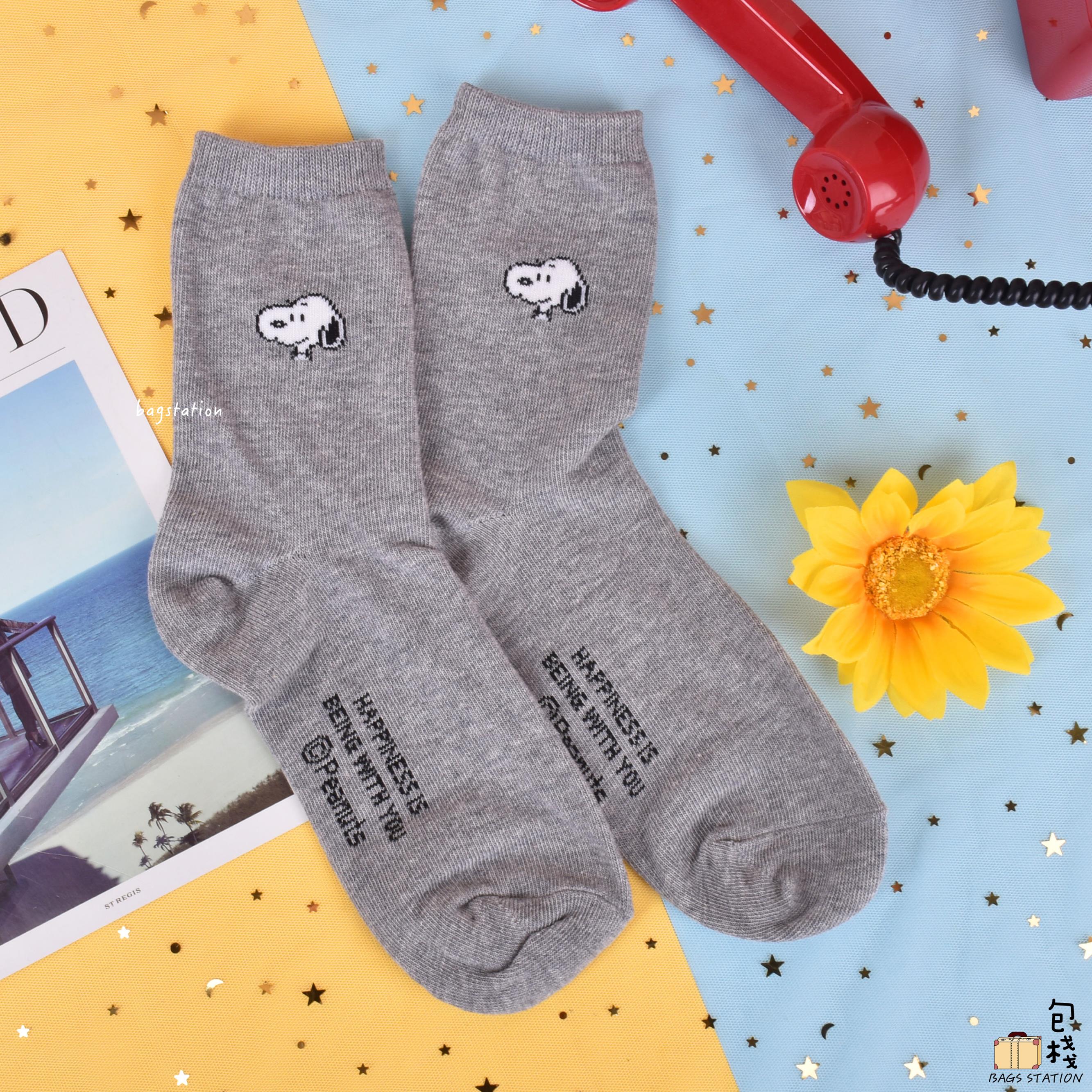 【現貨❤️史努比】㊣韓襪史努比超cute大圖長襪 學生襪 潮流襪 共10款- S169 包棧