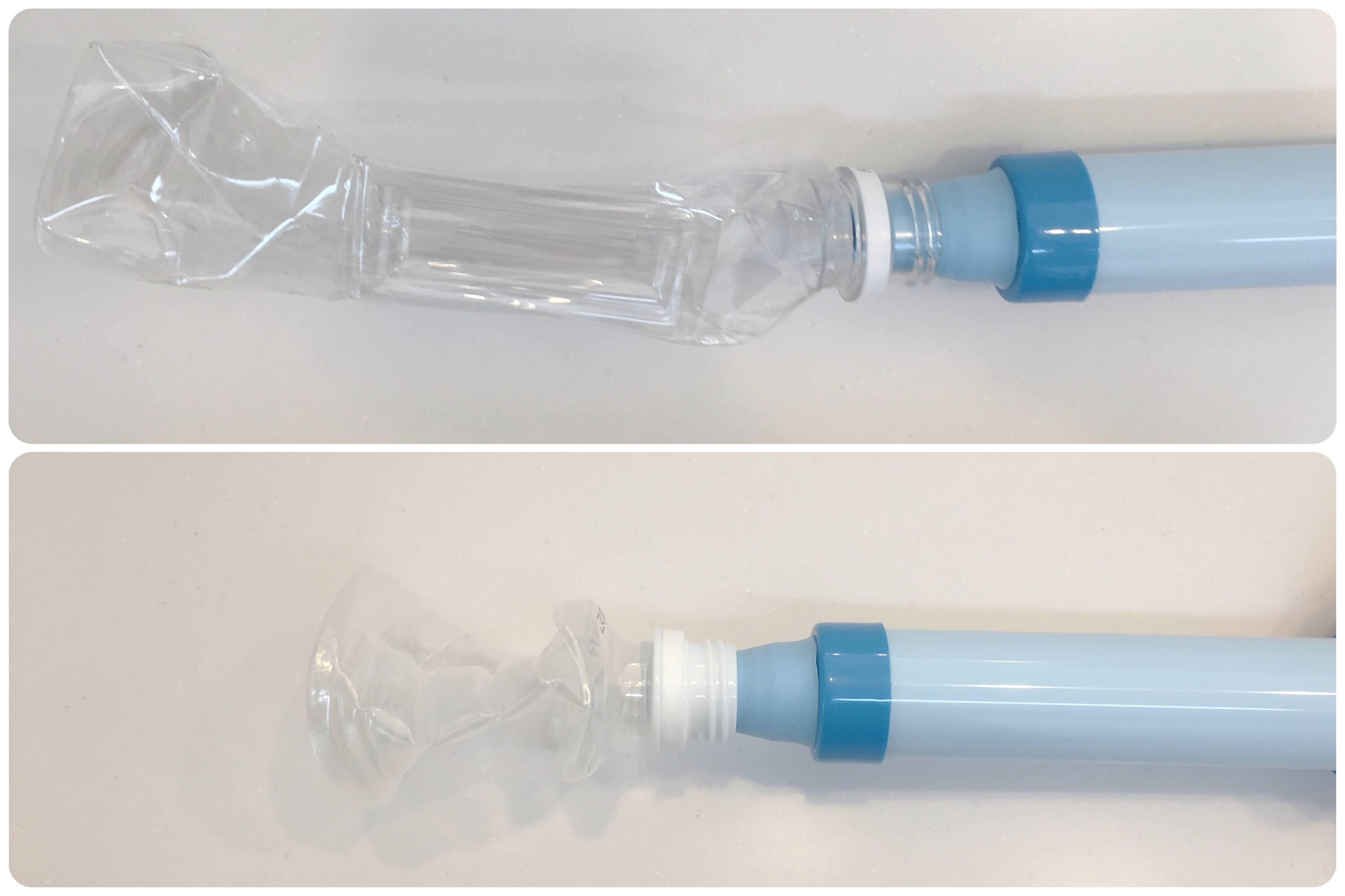 空のペットボトルが簡単に1 4に ダイソー ペチャンコポンプ