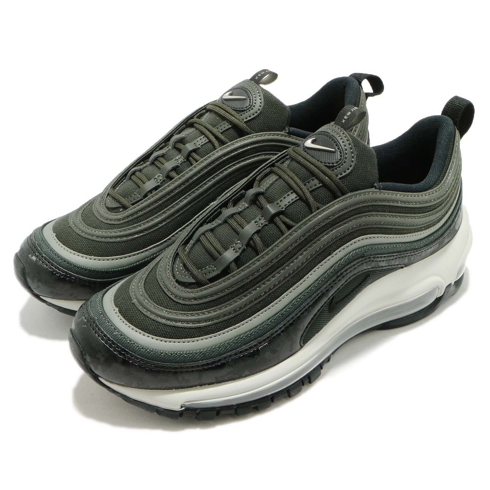 【Footwear Corner 鞋角】Nike Air Max 97 Premium 深墨綠 紋路型號：917646-300 版型正常腳板寬者，建議拿大半號較為舒適【下標前請先聊聊詢問尺寸是否還有貨