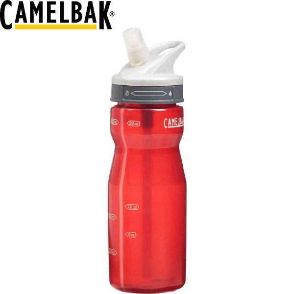 【CamelBak 美國 650ml軟殼吸管水瓶 紅】 CB52087/登山/露營★滿額送