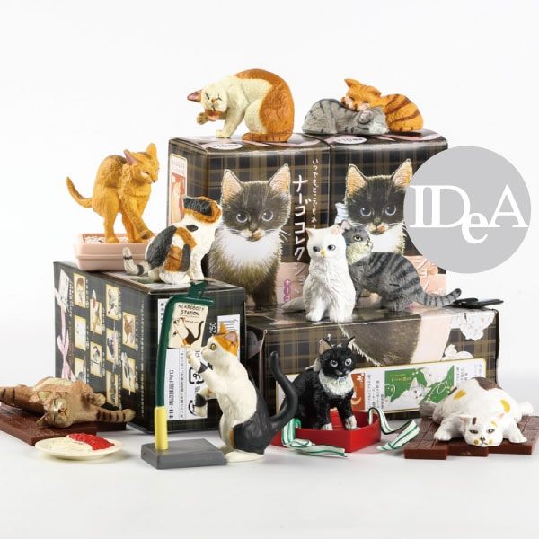 貓咪公仔擺飾 創意擺飾玩具 禮物 交換禮物 可愛 萌 非疊疊樂 10款 仿真 辦公 工藝品 貓 cat