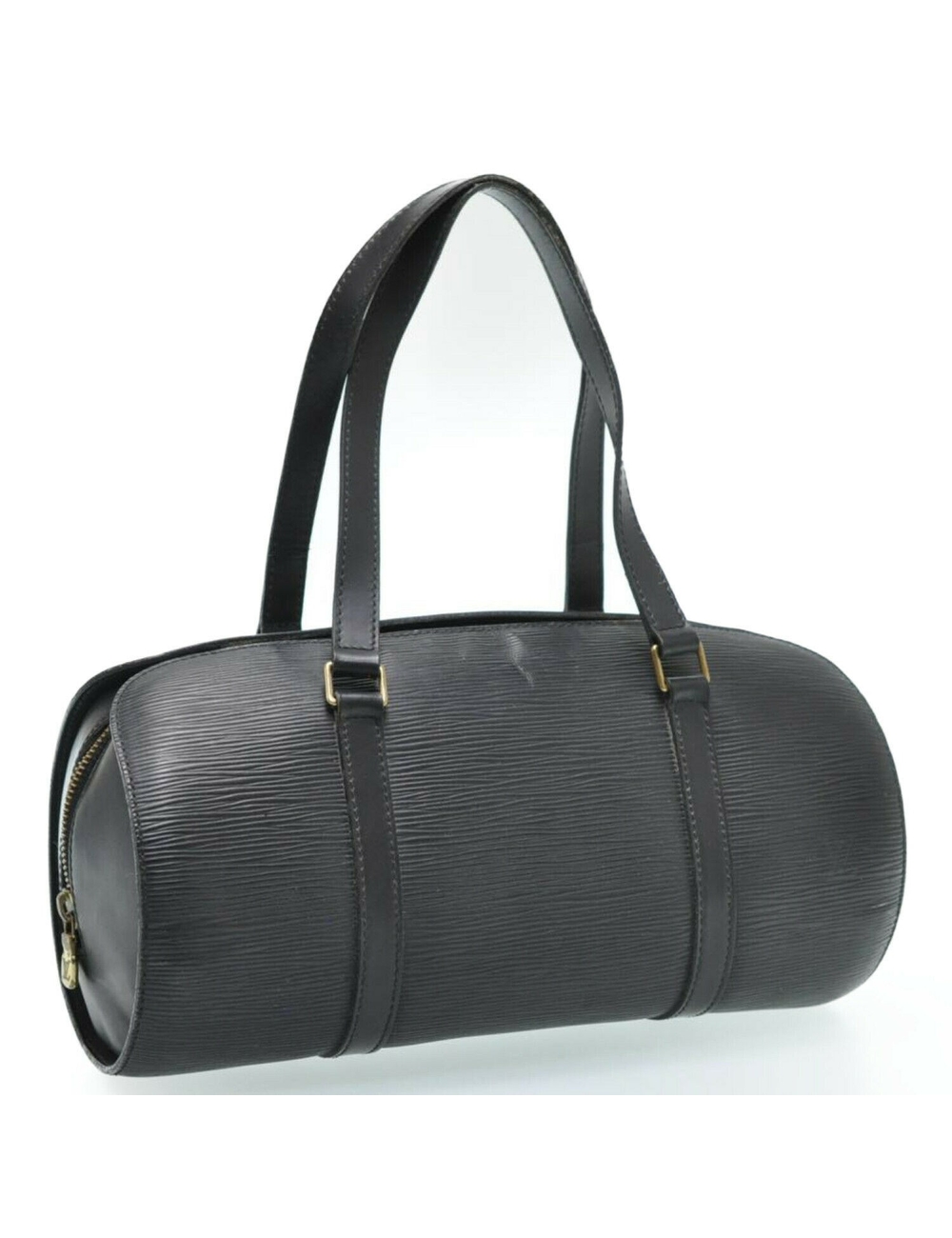 名稱：路易威登Epi酥 品牌：路易威登 品牌型號：Epi soufflot 尺寸：W31 x H16 x D15cm 措施：法國 分類：包 子類別：手提包 條件：公元前 材質：皮革 顏色：黑色