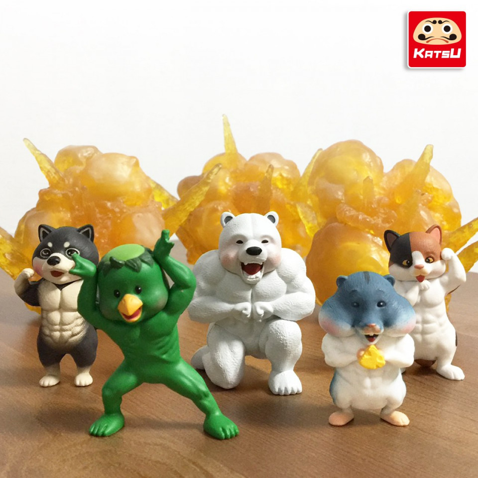 童顏搭配肌肉！夥伴玩具「最強筋肉傳說」，大肌肌的童顏柴犬，認真怪得很可以| LINE購物