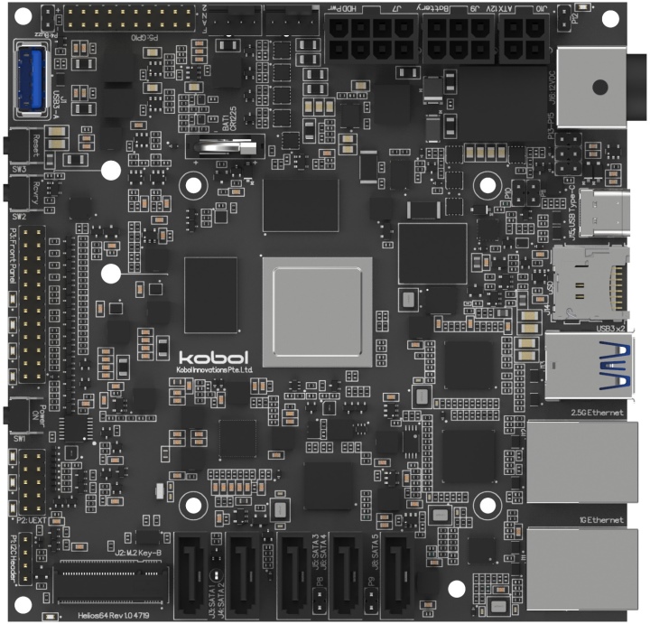 主機板採12 x 12公分的Nano-ITX尺寸。