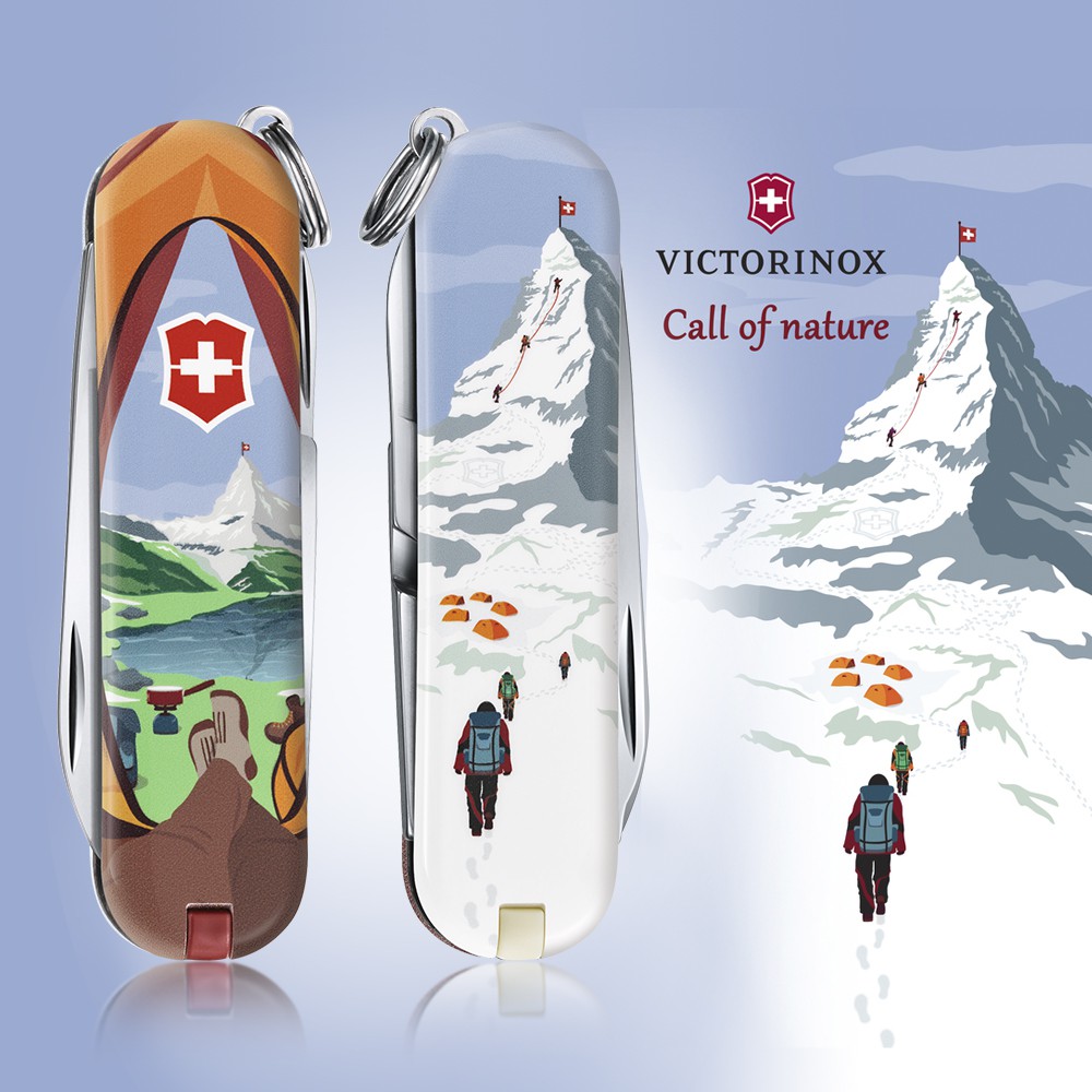 VICTORINOX 瑞士維氏限量迷你7用印花瑞士刀-大自然的呼喚