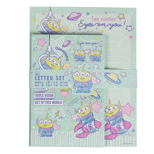 迪士尼點心時刻系列文具新上市n可愛圖樣的信封信紙組合n書寫傳遞言語心意都便利