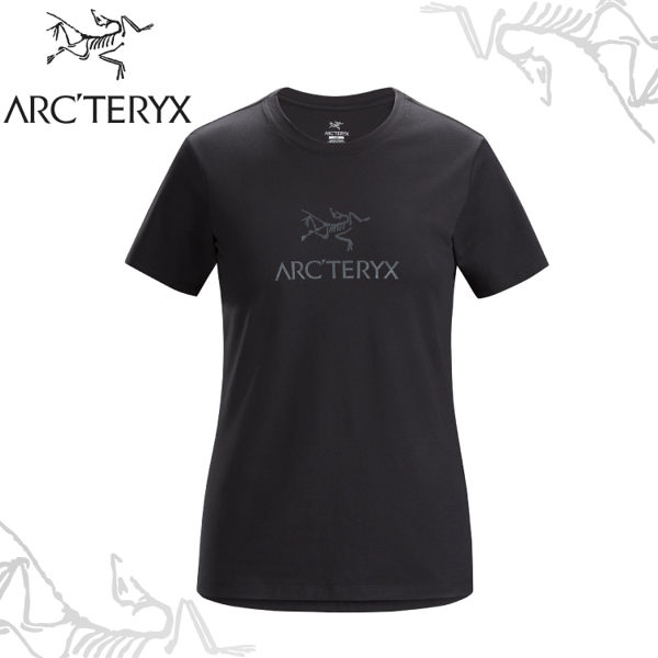 【ARC'TERYX 始祖鳥 女 Arc'word T-shirt 休閒Tee《黑》】24023/短袖T恤/運動衫/透氣/吸濕