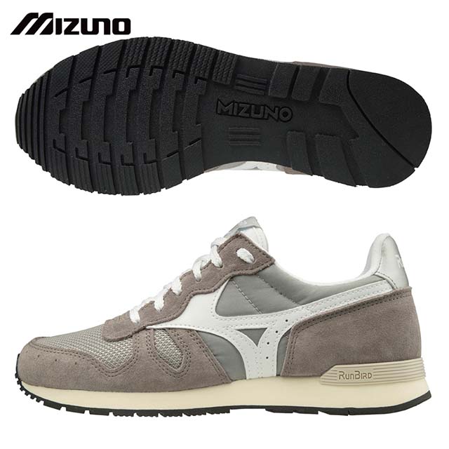 當代後底慢跑鞋型，特意洗舊的黃色中底的復古氛圍，MIZUNO開拓了運動跑鞋的不同面向。