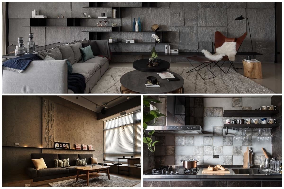 不論是使用大膽的顏色，貼上壁紙，還是使用特殊的材質