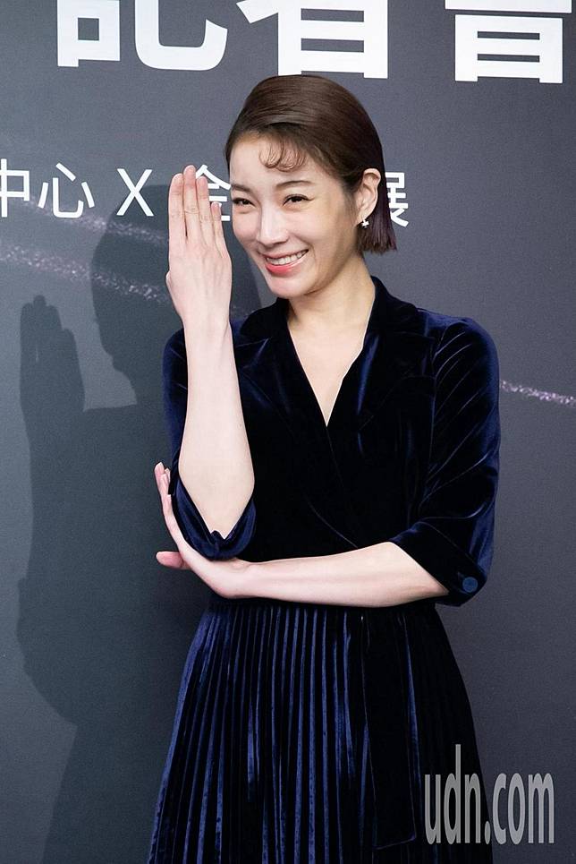 蔡淑臻亮麗出席新片首映活動。記者季相儒／攝影