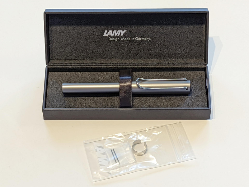 充電不要LAMY AL-star EMRデジタルペンを愛用のデジタルノート用