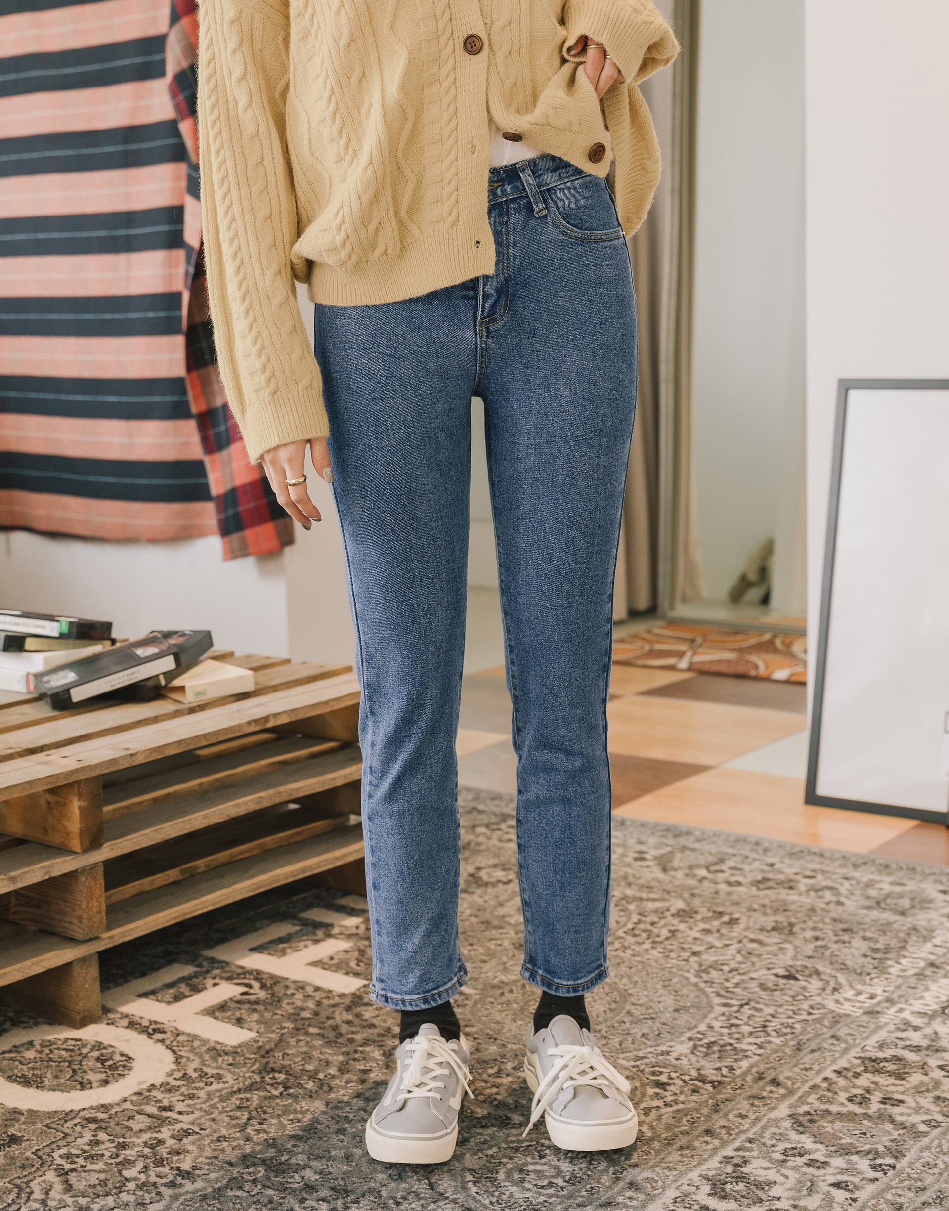 #PS201 顯腿直款牛仔褲-PAZZO