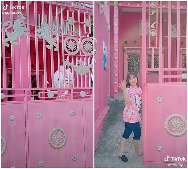 Viral Rumah Hello Kitty Di Mojokerto 11 Potretnya Bikin Takjub Brilio Net Line Today