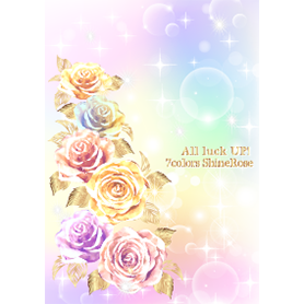 見ているだけで全運気UP!7色シャインローズ