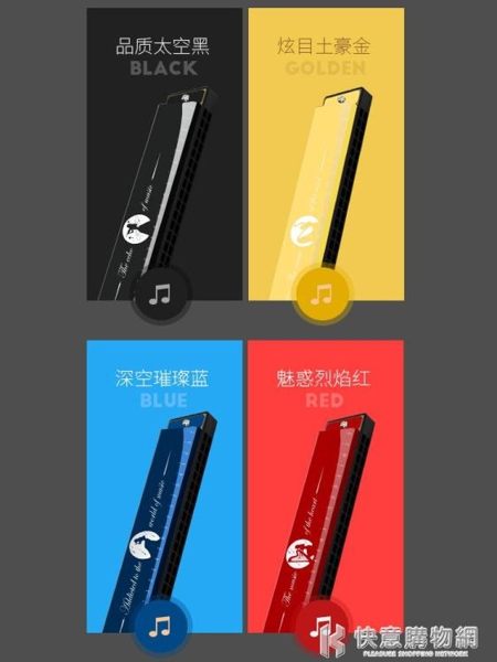 奇美口琴兒童初學者學生成人高級24孔復音c調專業入門口風琴樂器