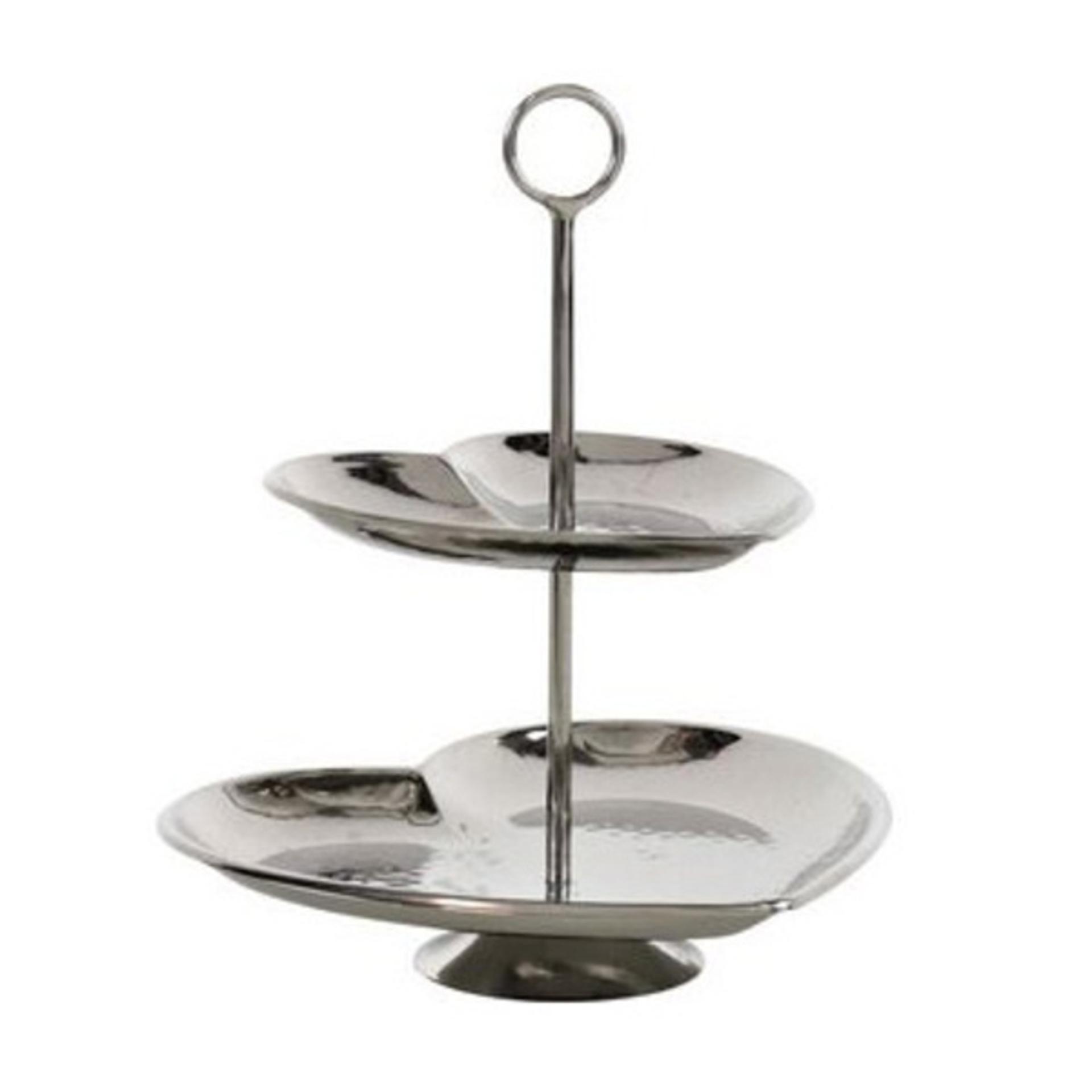 HOFF 心型兩層點心盤