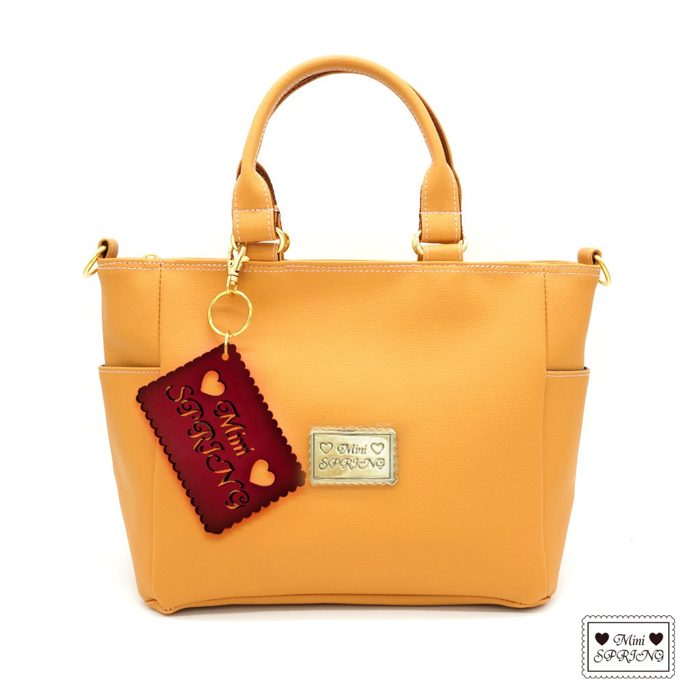 ▕ 商品描述▕◆專屬法式餅乾吊飾&法式餅乾拉鍊片◆100%台灣製作，車工精細，品質保證◆經典餅乾熱銷款品牌#MINISPRING背法:斜背/側背, 手提包款:托特包材質:Polyester人造聚酯纖維