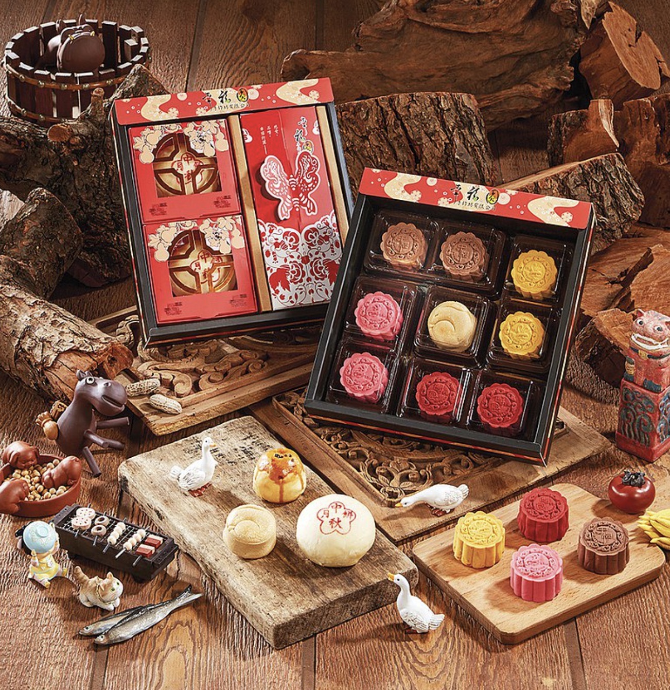 幸福圓•幸福緣 【2022 獨家禮盒】中秋團圓賞月雙層禮盒