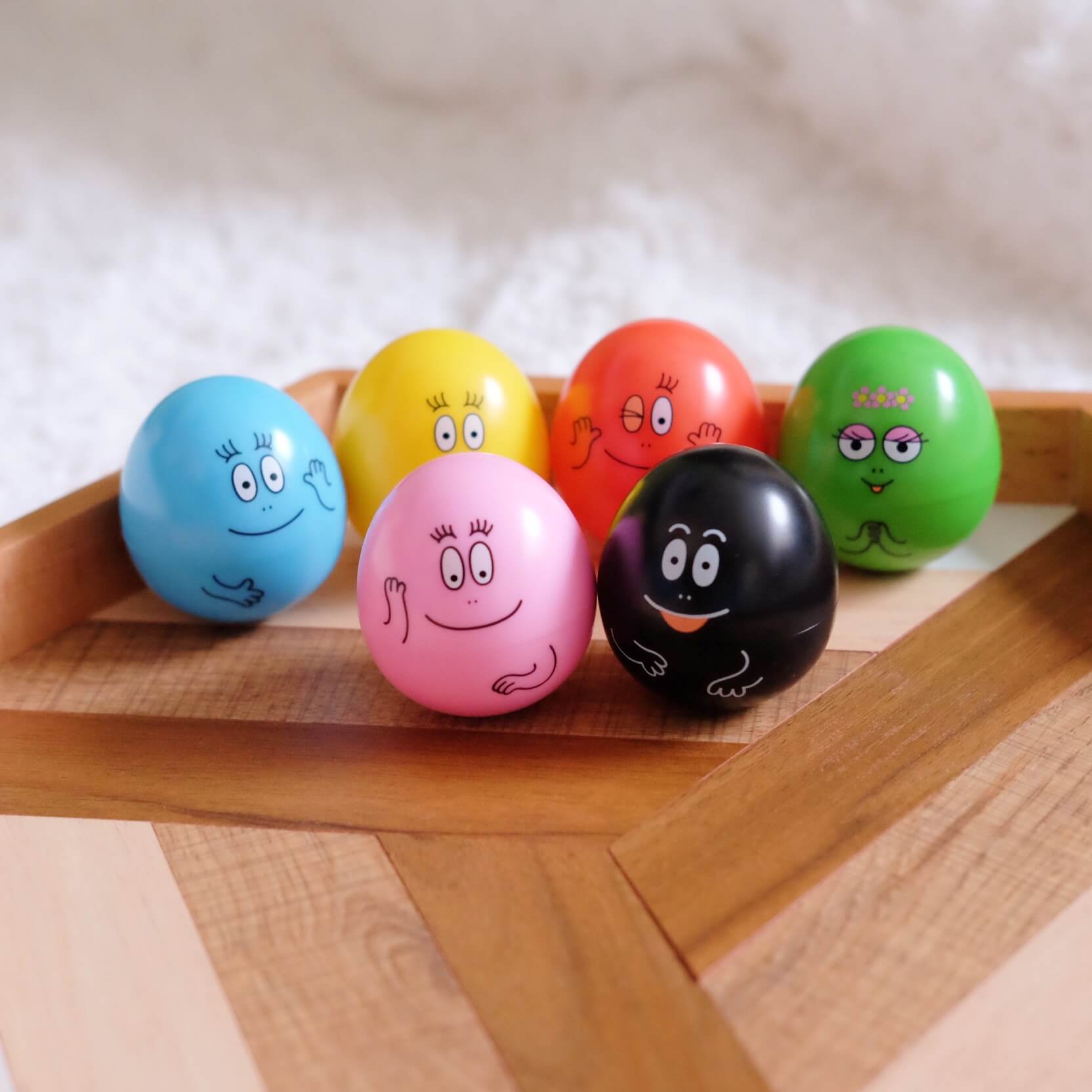 《BARBAPAPA》KOROKORO 泡泡先生不倒翁轉蛋 全6種