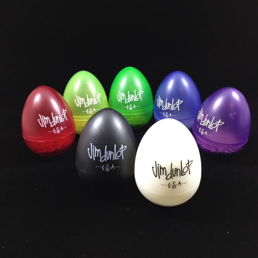 Dunlop 果凍色蛋沙鈴Egg Shaker 美國製(黑/白/紅/黃/綠/藍/紫)WL Music 宛伶樂器