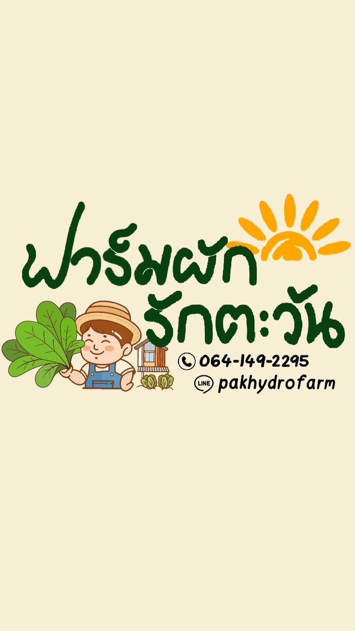 🌻ฟาร์มผักรักตะวัน🥬ผักสลัดส่งตรงถึงบ้าน😊