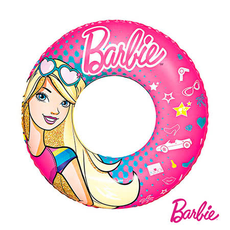 (購物車)《購犀利》Barbie。芭比娃娃充氣泳圈 93202