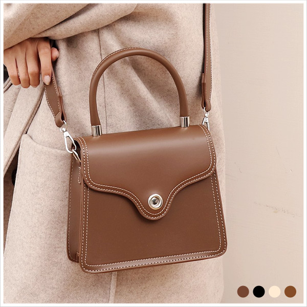 復古佳人手提/斜背小方包