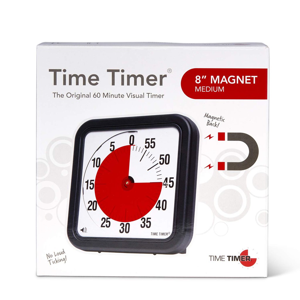 Designed to help manage the age-old question, “how much longer,” the Time Timer reinforces the conce