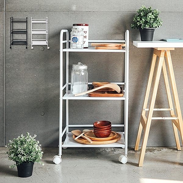 ★沖孔設計更可以拿來放置電器品 n★達到散熱效果 n★活動輪設計移動不費力