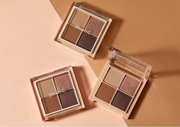 ●魅力十足● 韓國 Peach C 魅惑4色眼影盤(8g)