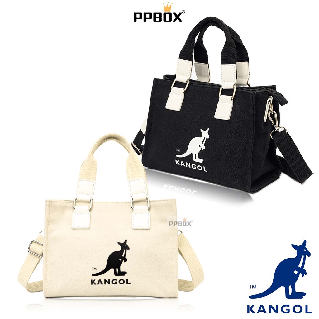 KANGOL 袋鼠 帆布包 吐司包 手提包【62251709】時尚 側背包 包包 女包 男包 LOGO
